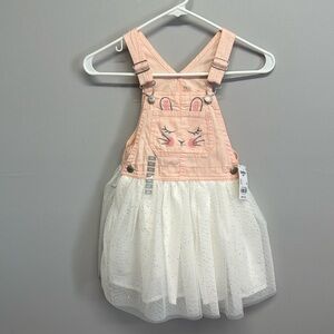 NWT OshKosh Pink Bunny Skirt-All With Tulle (5T)